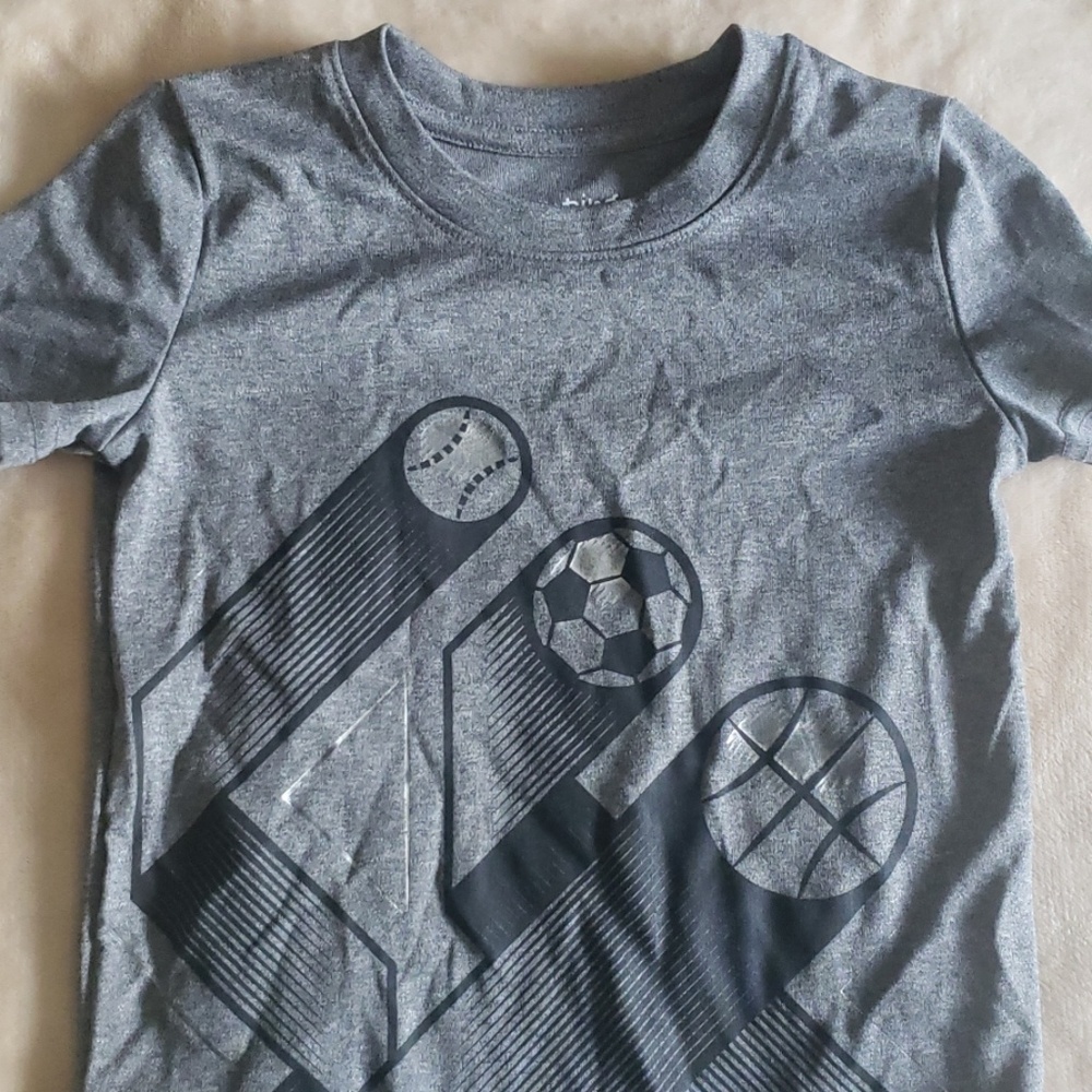 Boys Dri fit Soccer Ball Shirt